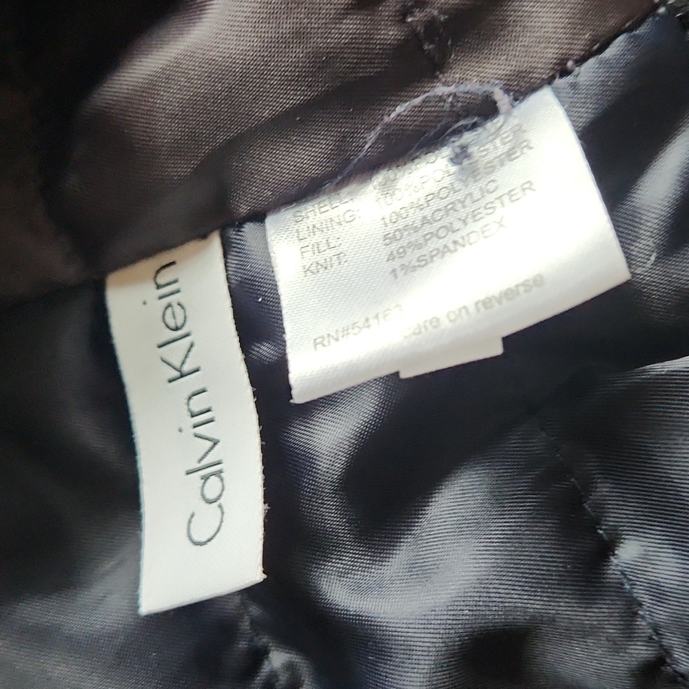 Calvin Klein Black Men's Winter Coat Size 3XL - Picture 9 of 11